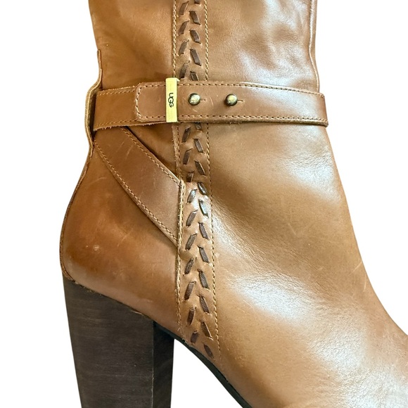 UGG Brown Heeled Boots - Picture 7 of 13